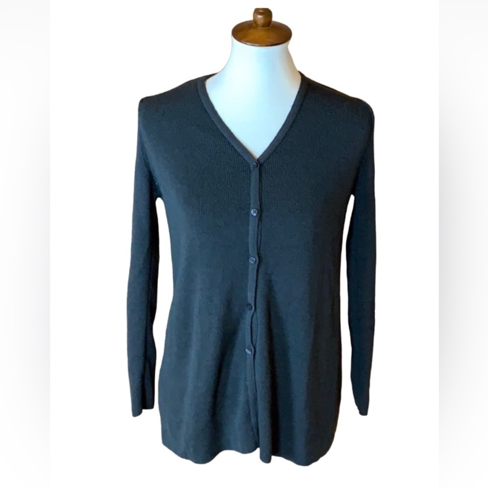 Massimo Dutti gray button front cardigan Size Small